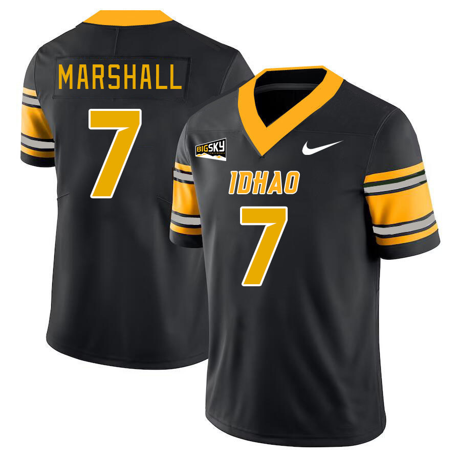 Men-Youth #7 Andrew Marshall Idaho Vandals 2023 College Football Jerseys Stitched-Black